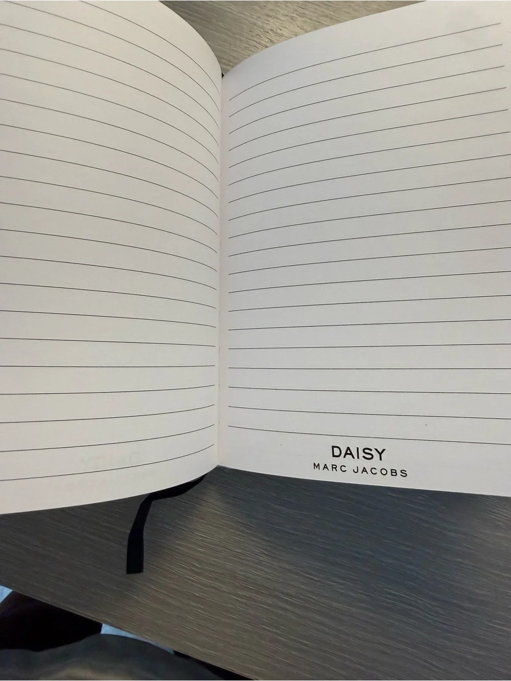 Marc Jacobs Daisy Notebook in Light Blue, Cream and Gold